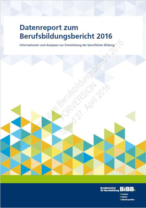 Datenreport zum Berufsbildungsbericht 2016